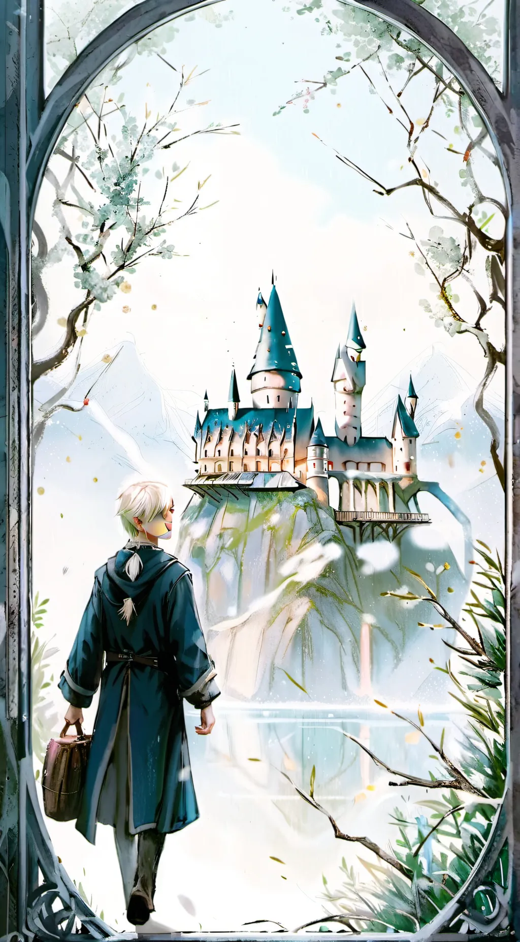 ai character: hogwarts  background