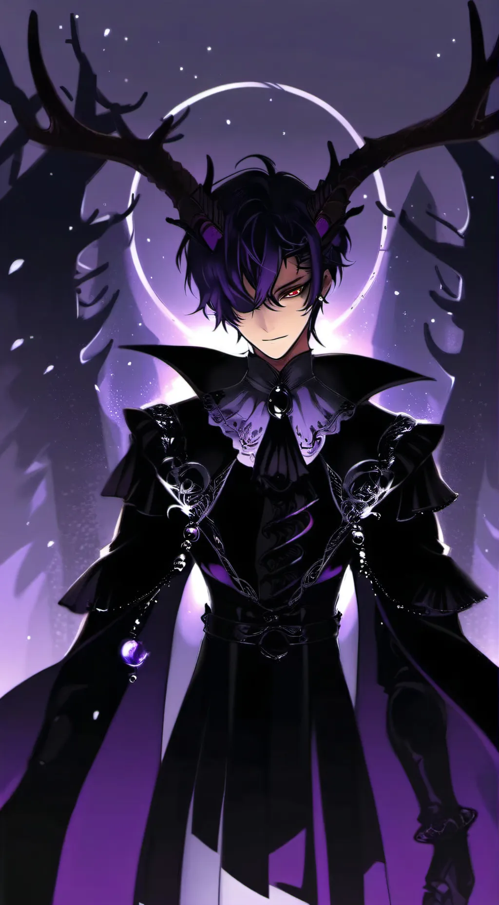 ai character: night hunter background