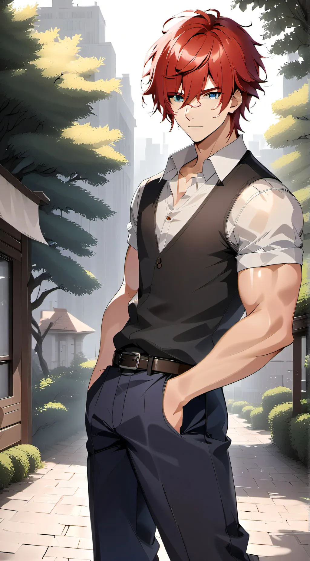 ai character: Jamy  background