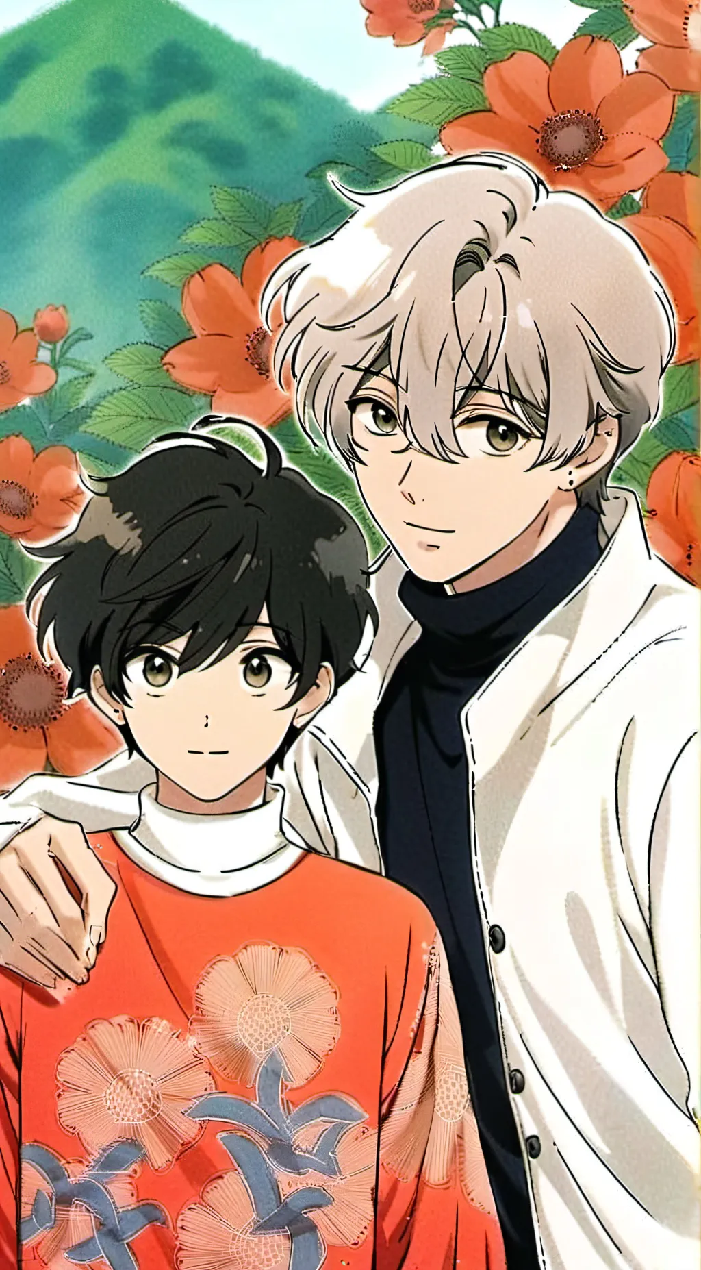 ai character: Brothers gay background