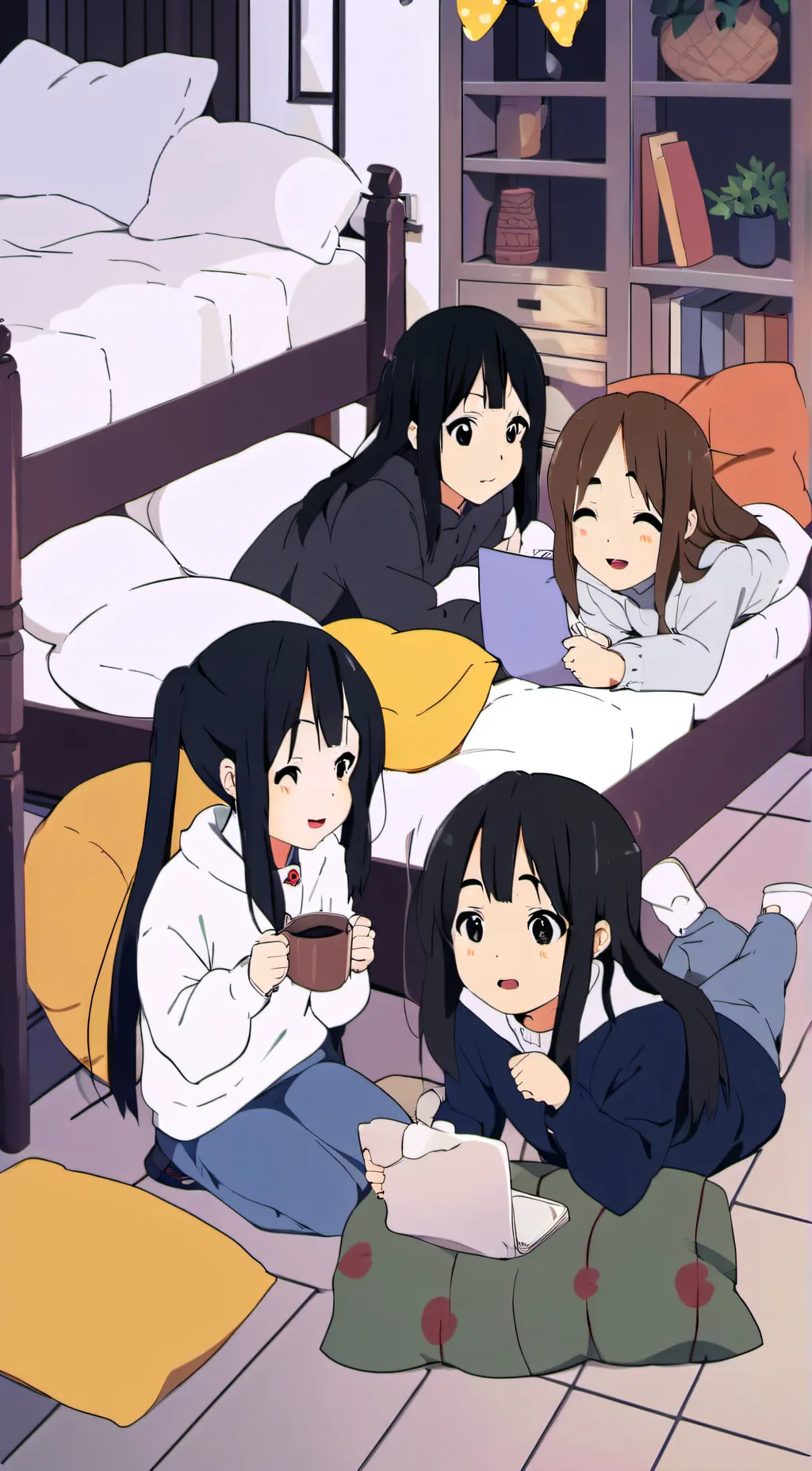 ai character: MHA sleep over(: background