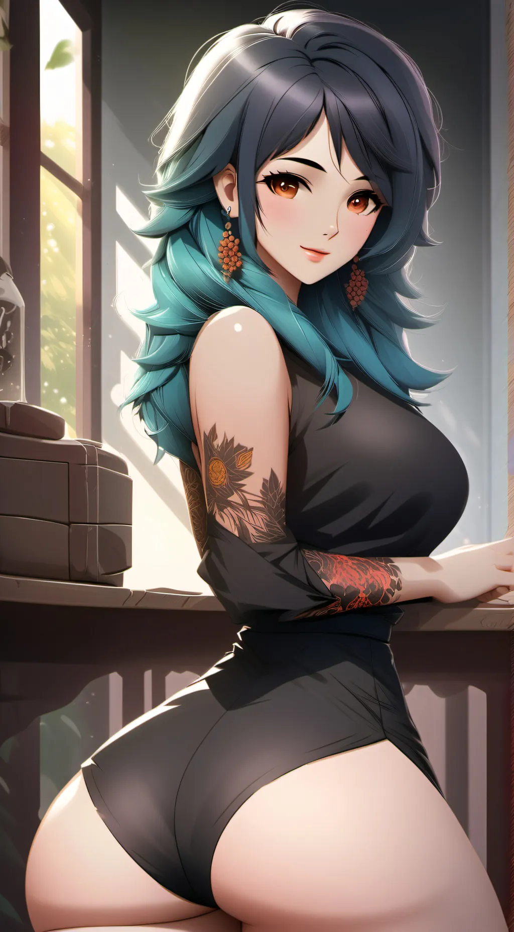 ai character: coraline background