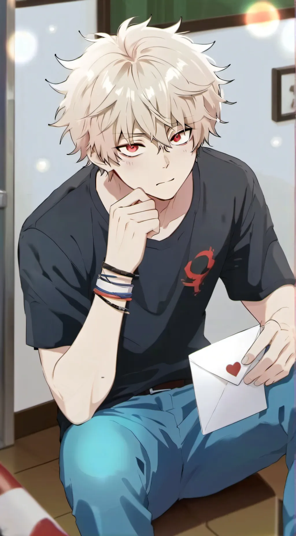 ai character: Bakugo  background