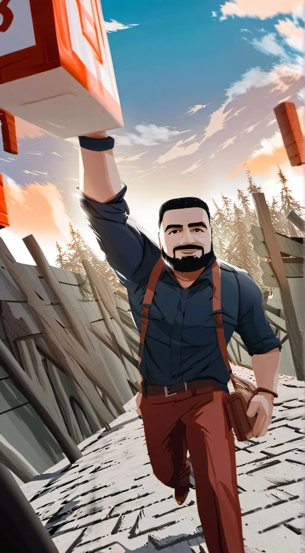 ai character: was that cringe? background