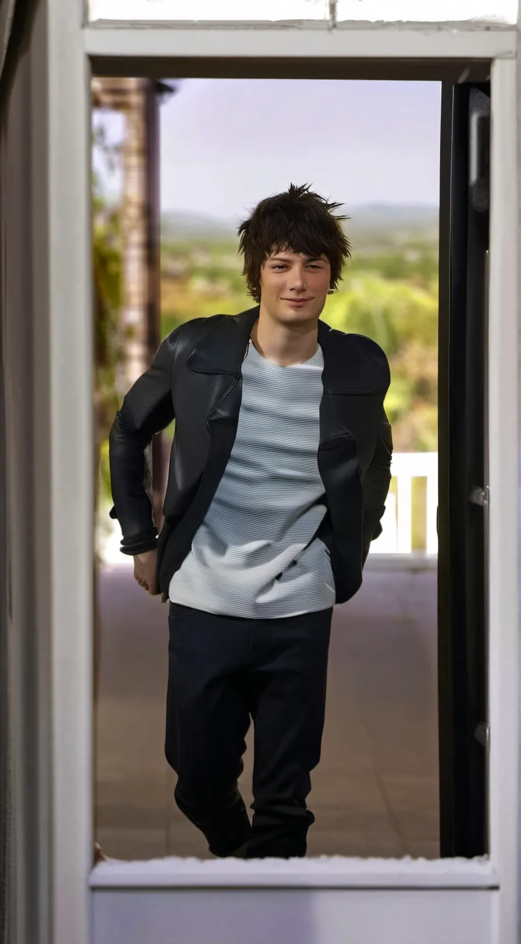 ai character: Rodrick heffley  background