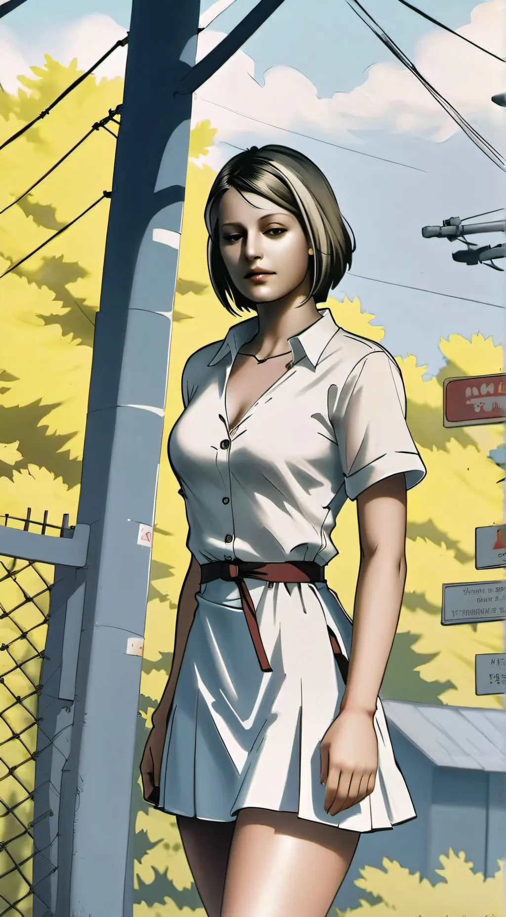 ai character: Maria SH2 background