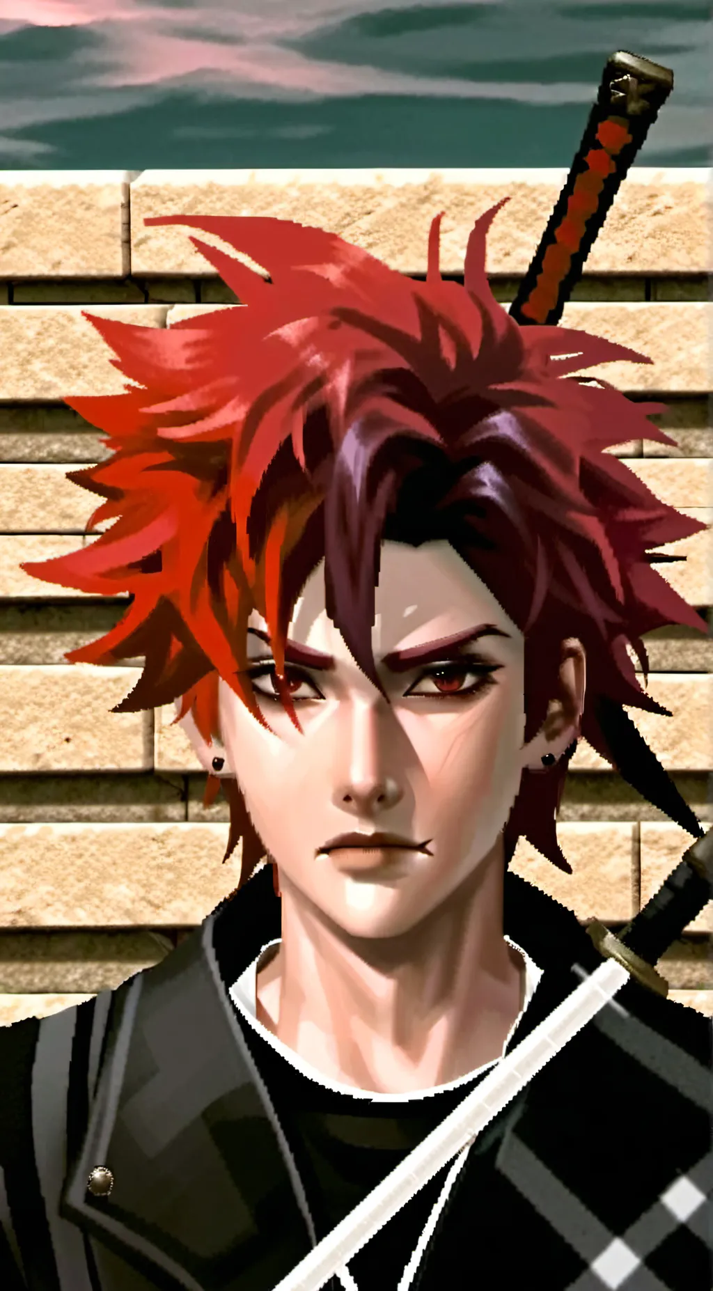 ai character: sus tanjiro😏 background