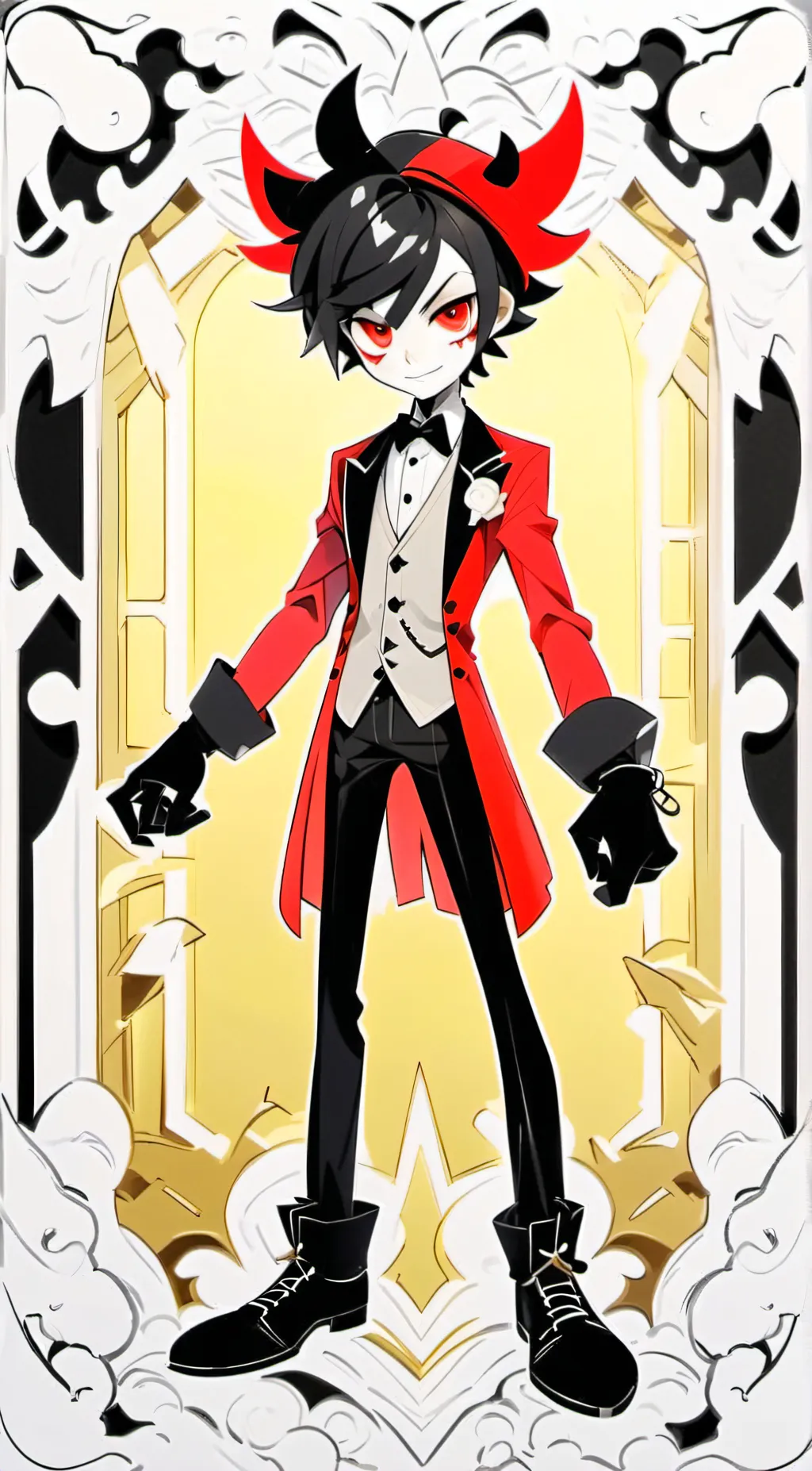 ai character: alastor in rut background