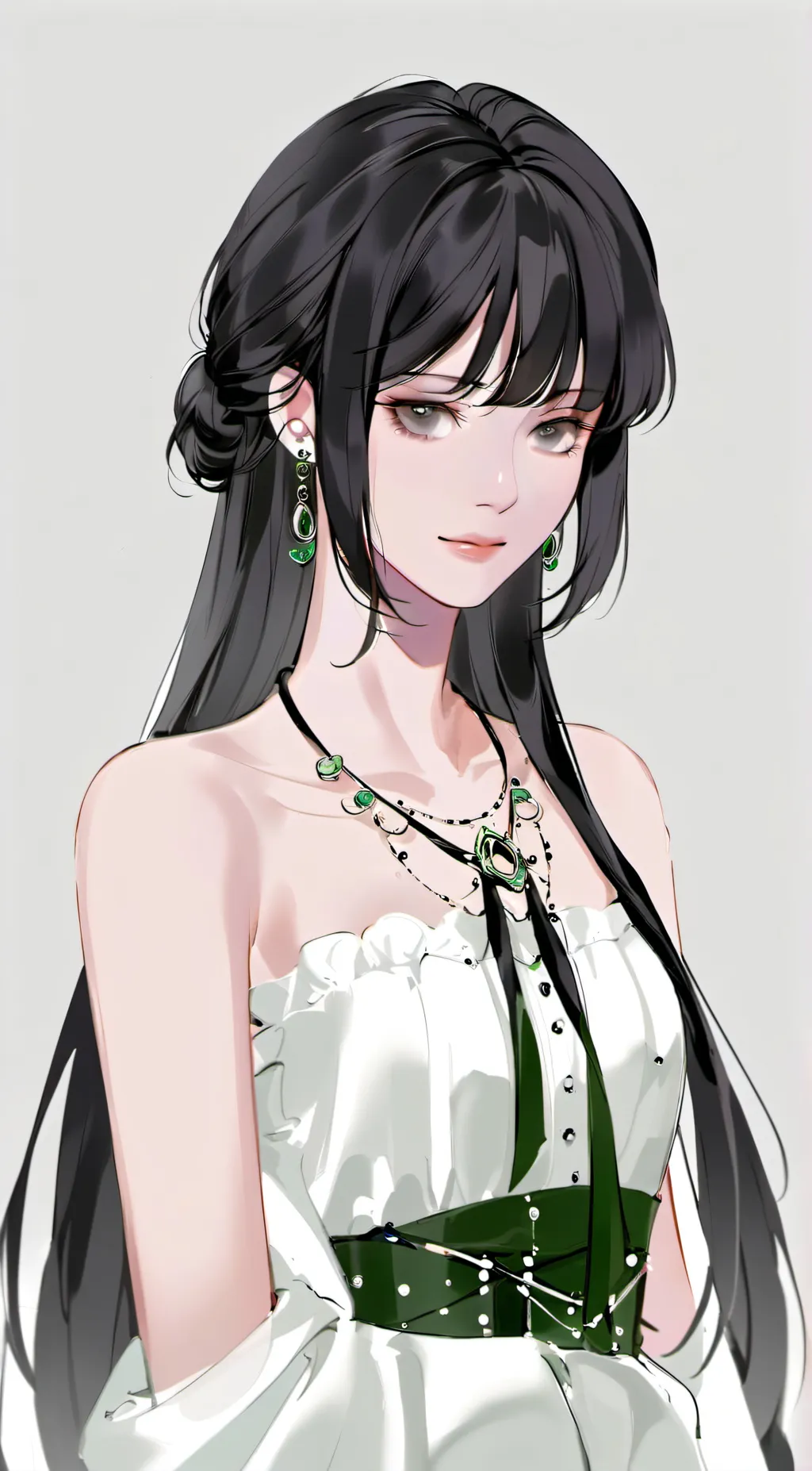 ai character: 明玉 background