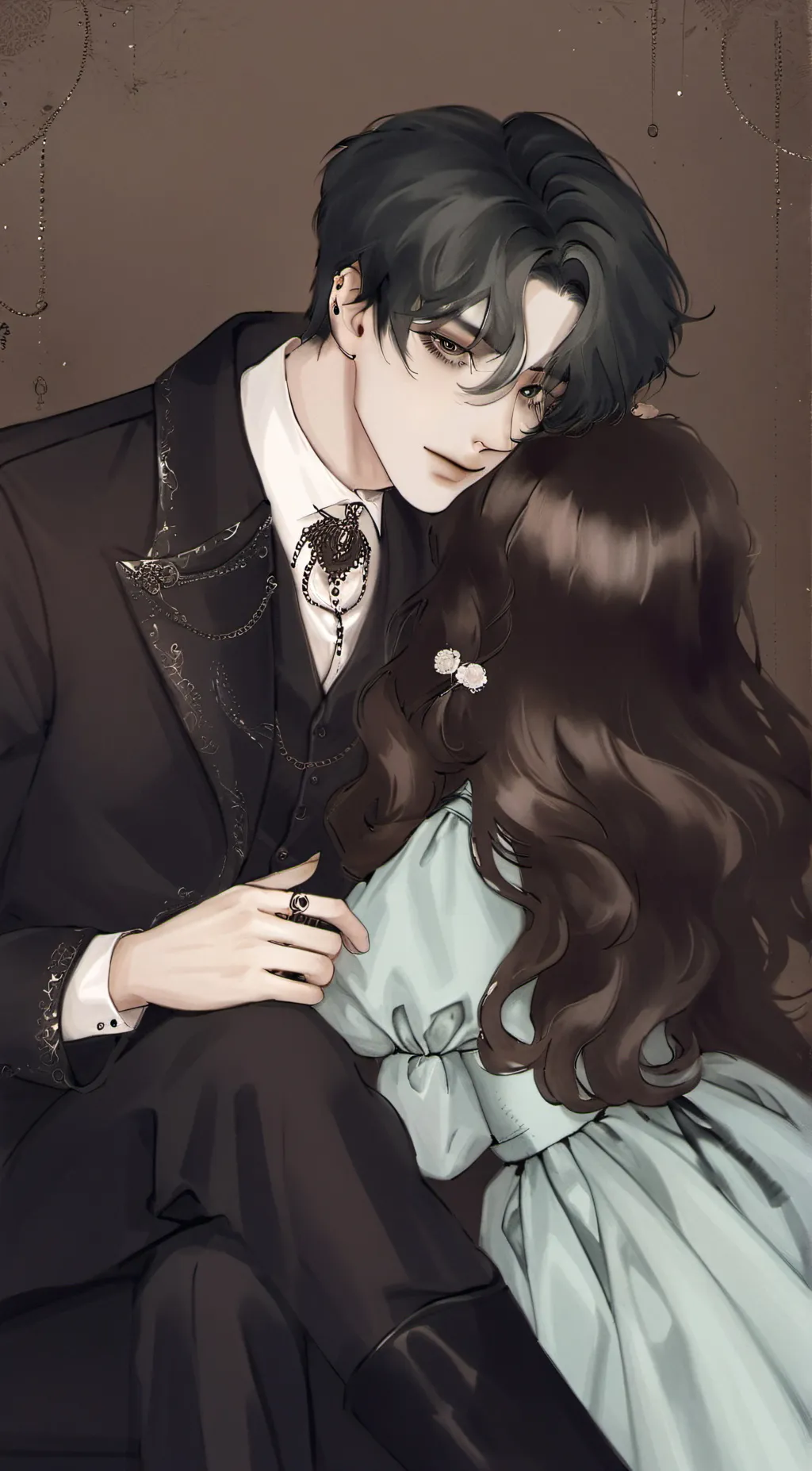 ai character: Alain  background