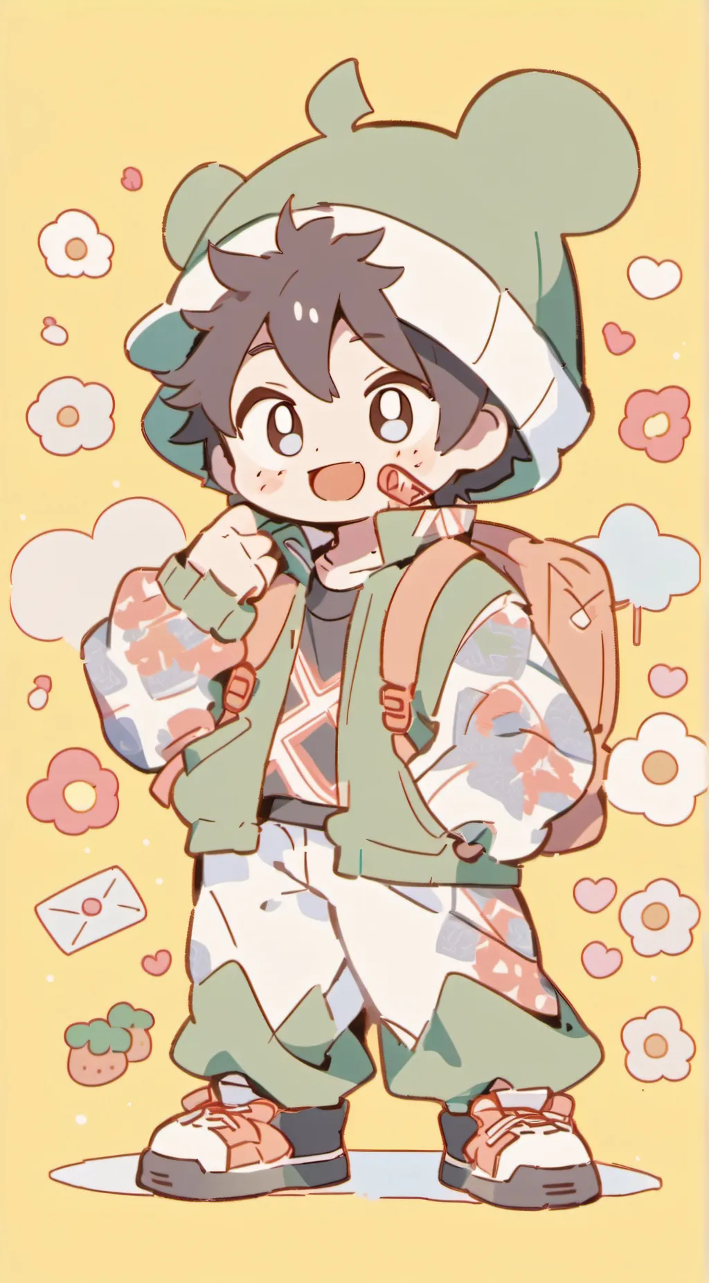 ai character: my first talkie background