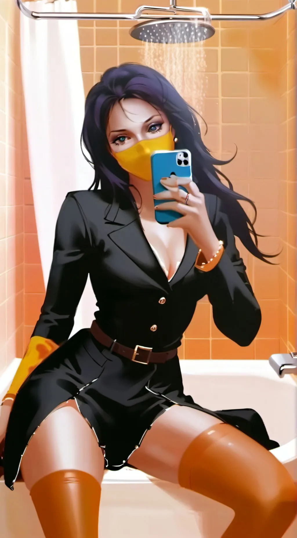 ai character: ss sniper wolf  background