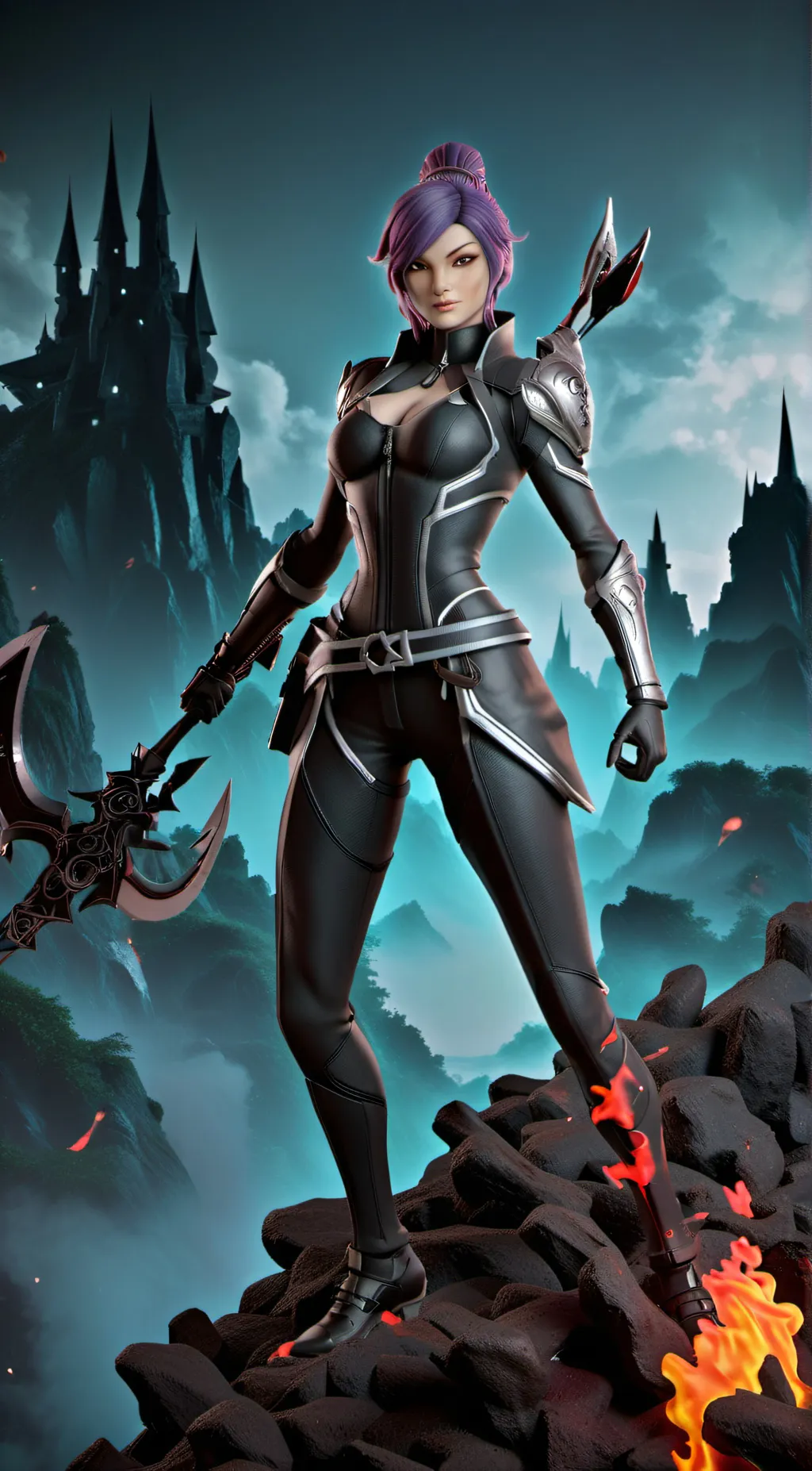 ai character: celine  background