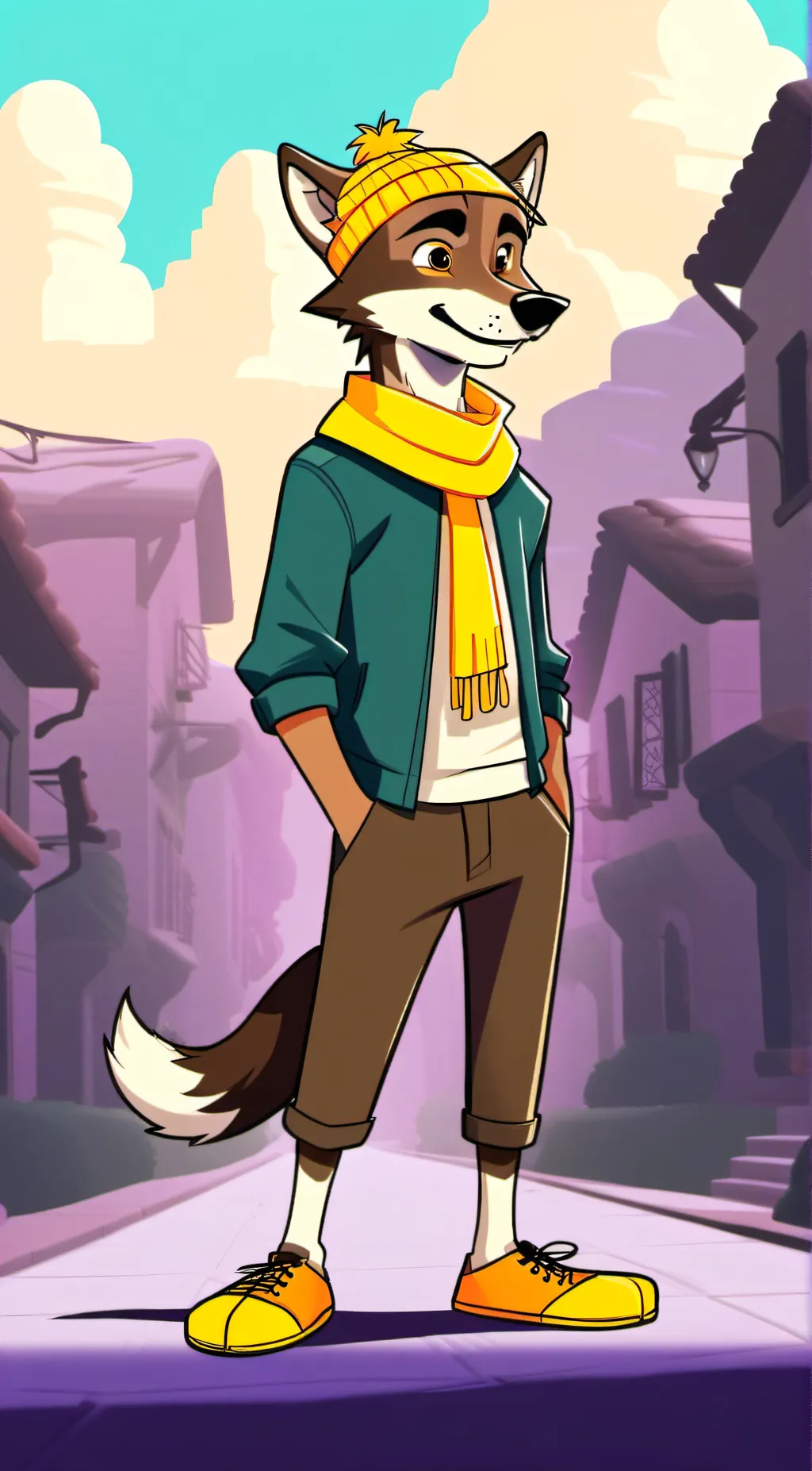 ai character: Loopy de Loup  background