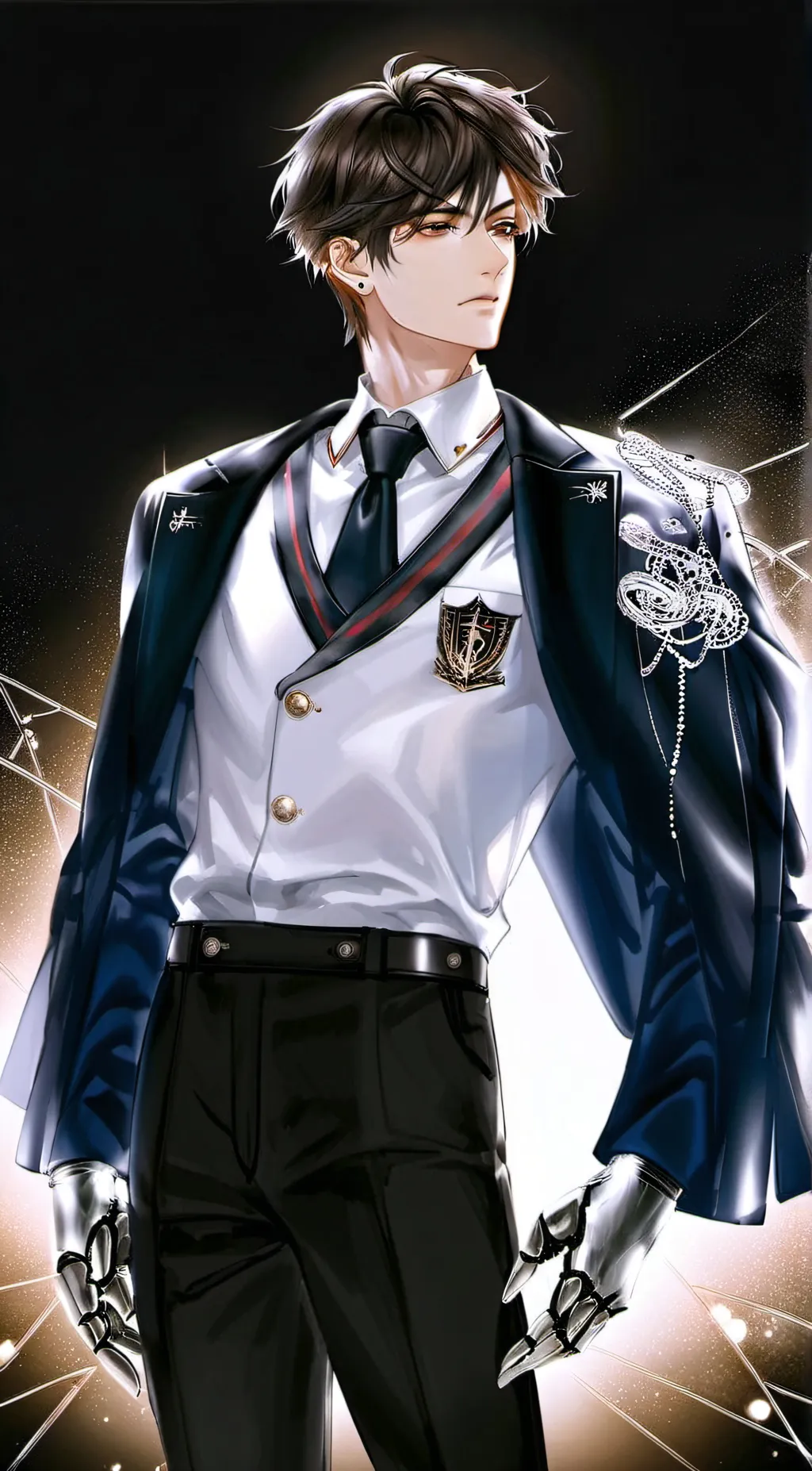 ai character: leo  background