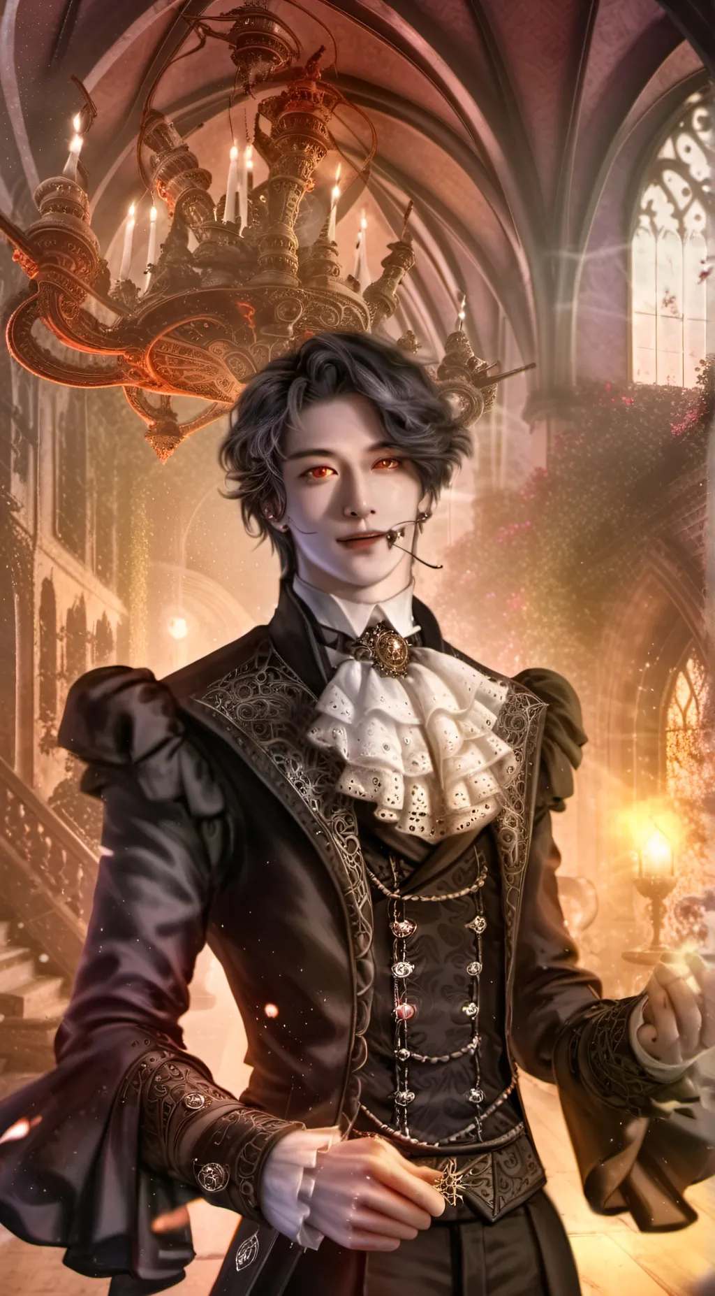 ai character: Ezra  background