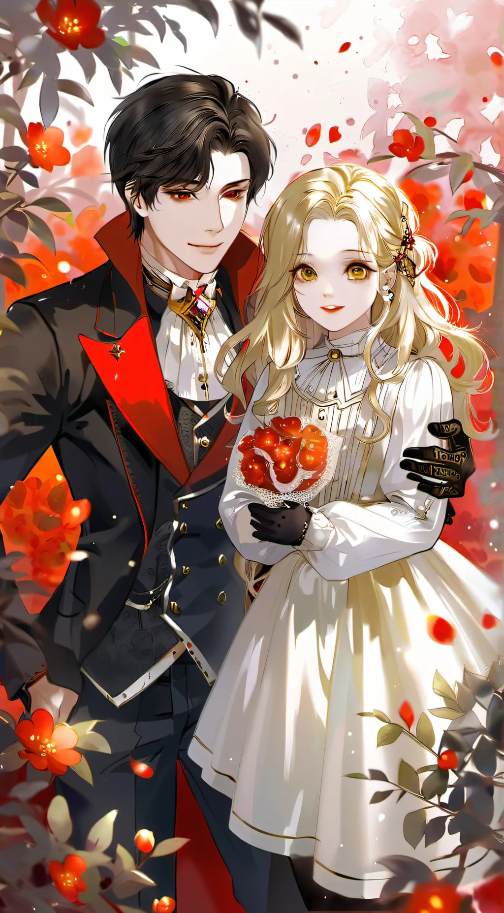 ai character: Vampire king tlab background