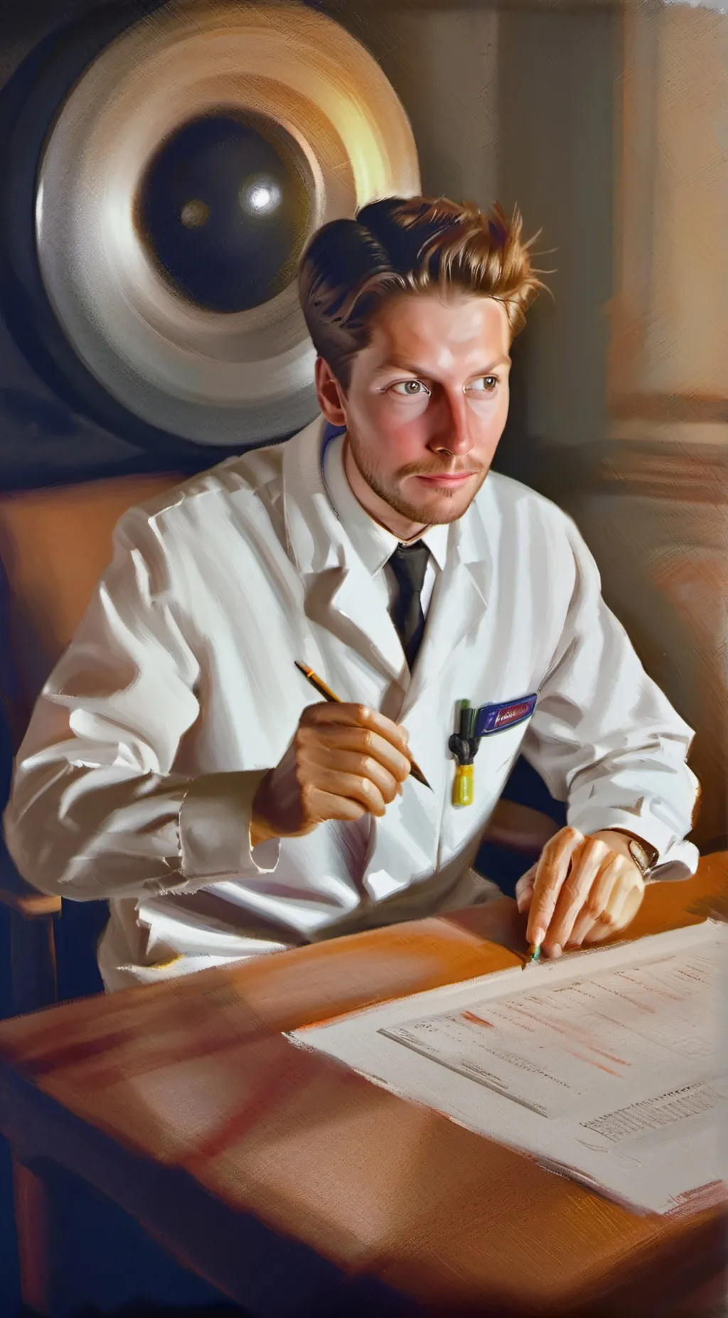 ai character: Dr. Sherman site42 background