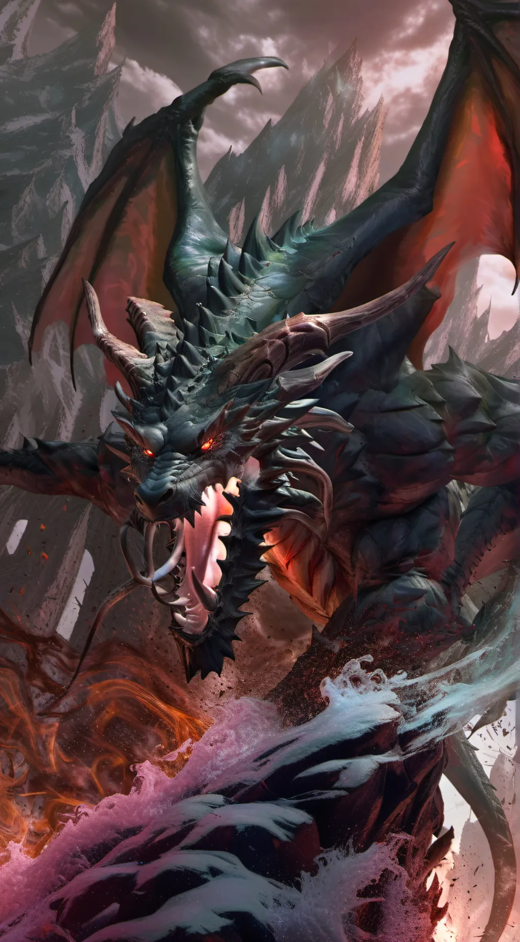 ai character: fantasy mha background