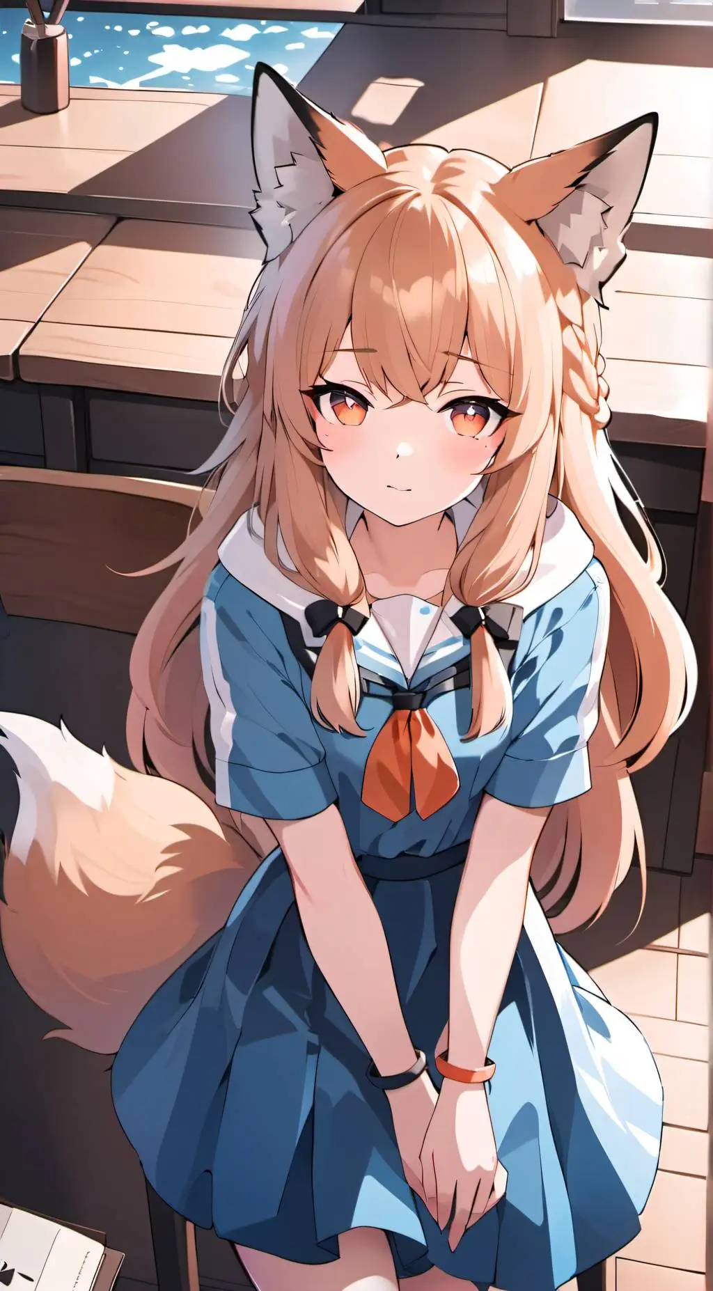 ai character: Mika Fox background