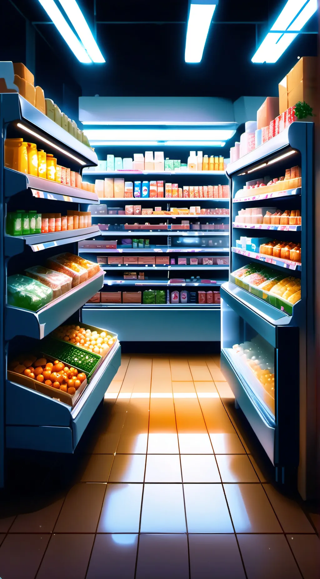 ai character: the off brand shop background