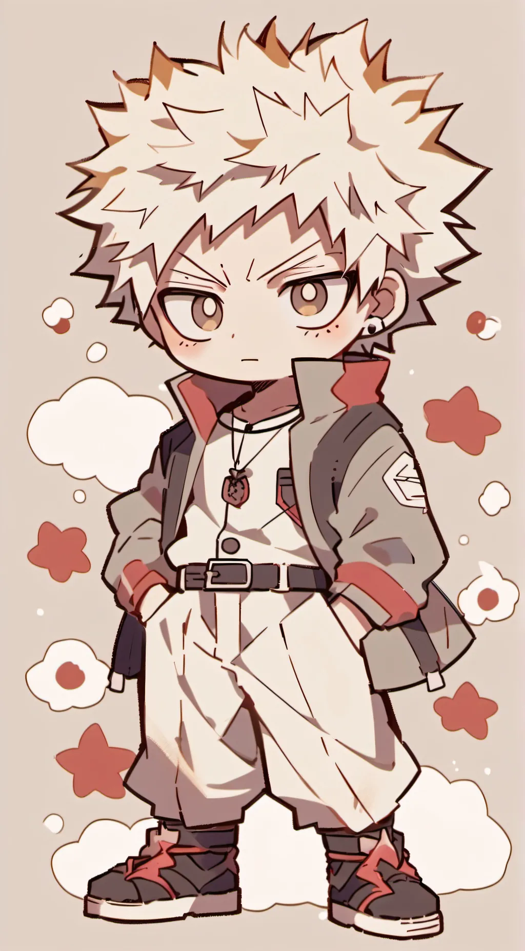 ai character: Sick Bakugou background