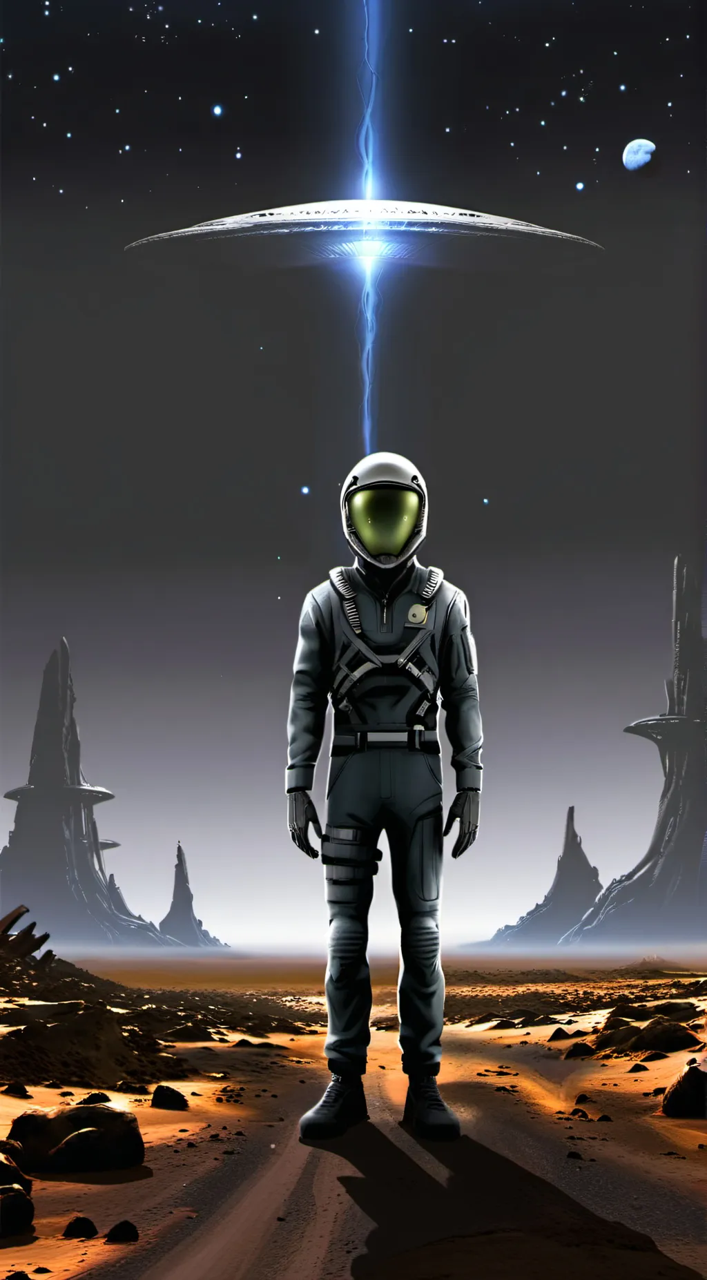 ai character: indomitable human background