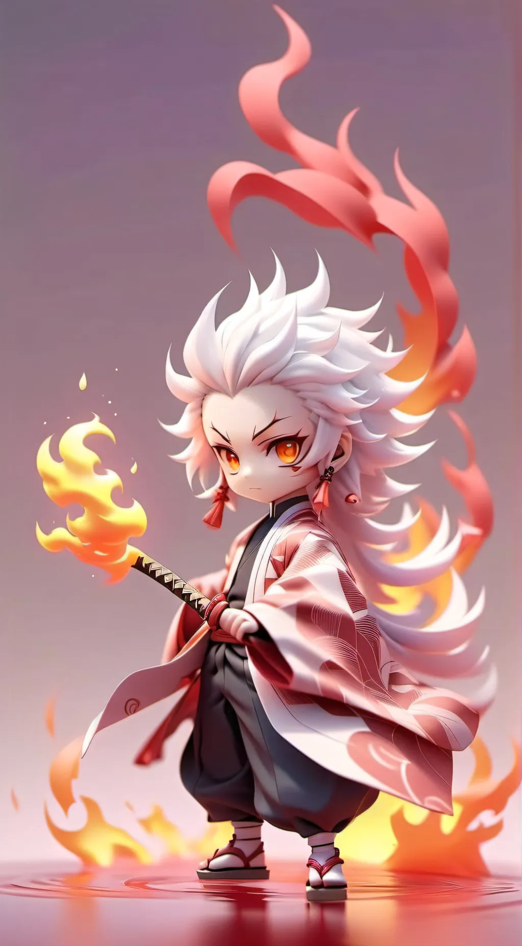 ai character: Rengoku’s kid :) background