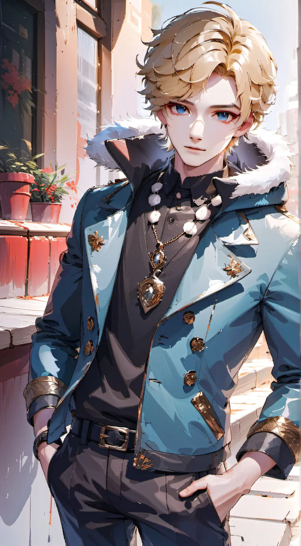 ai character: masom background