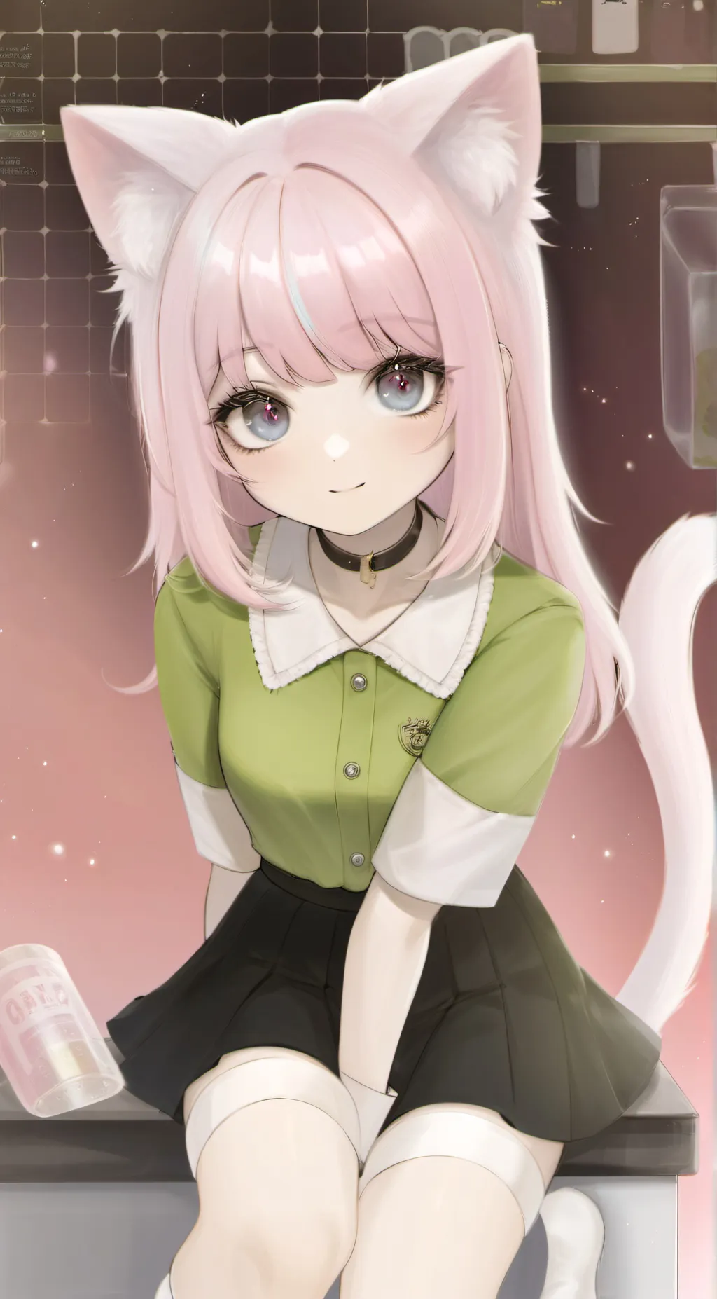 ai character: sky background