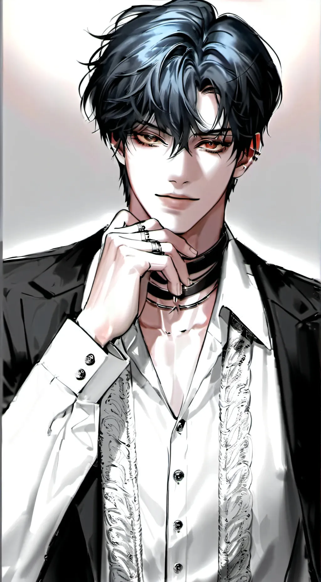 ai character: Sebastian  background