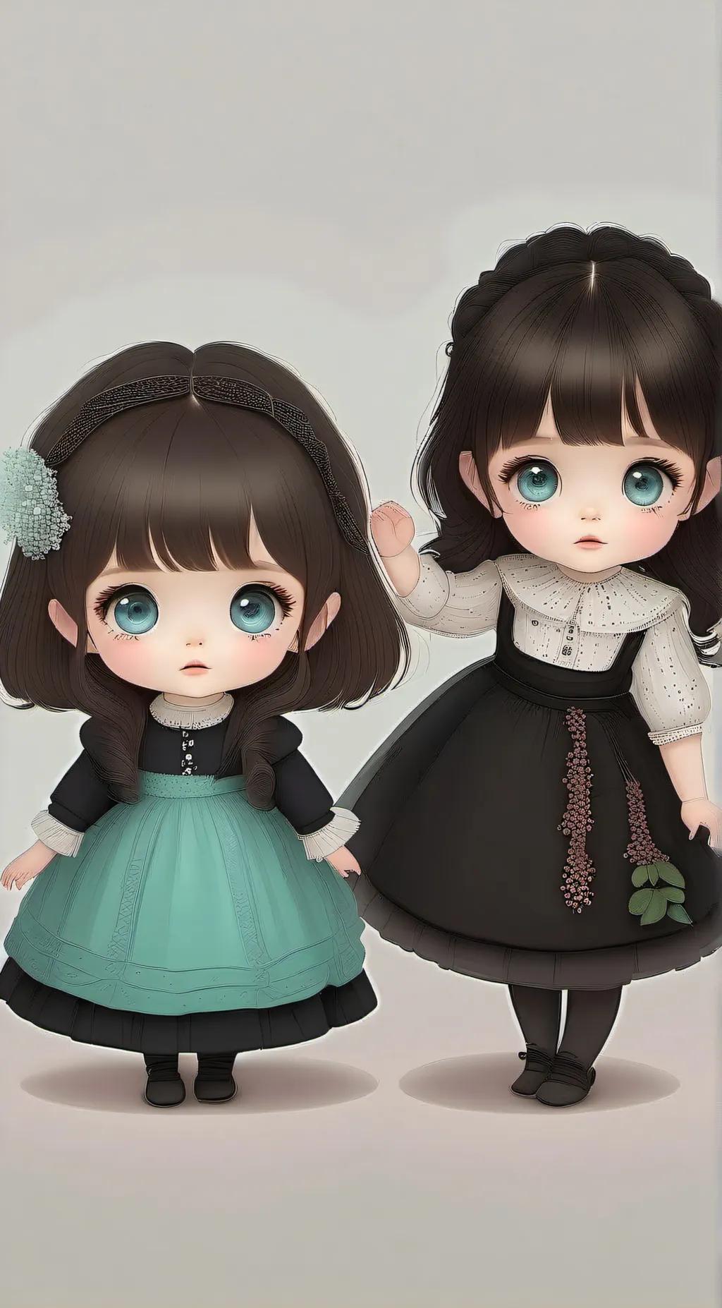 ai character: lucy and sarah background