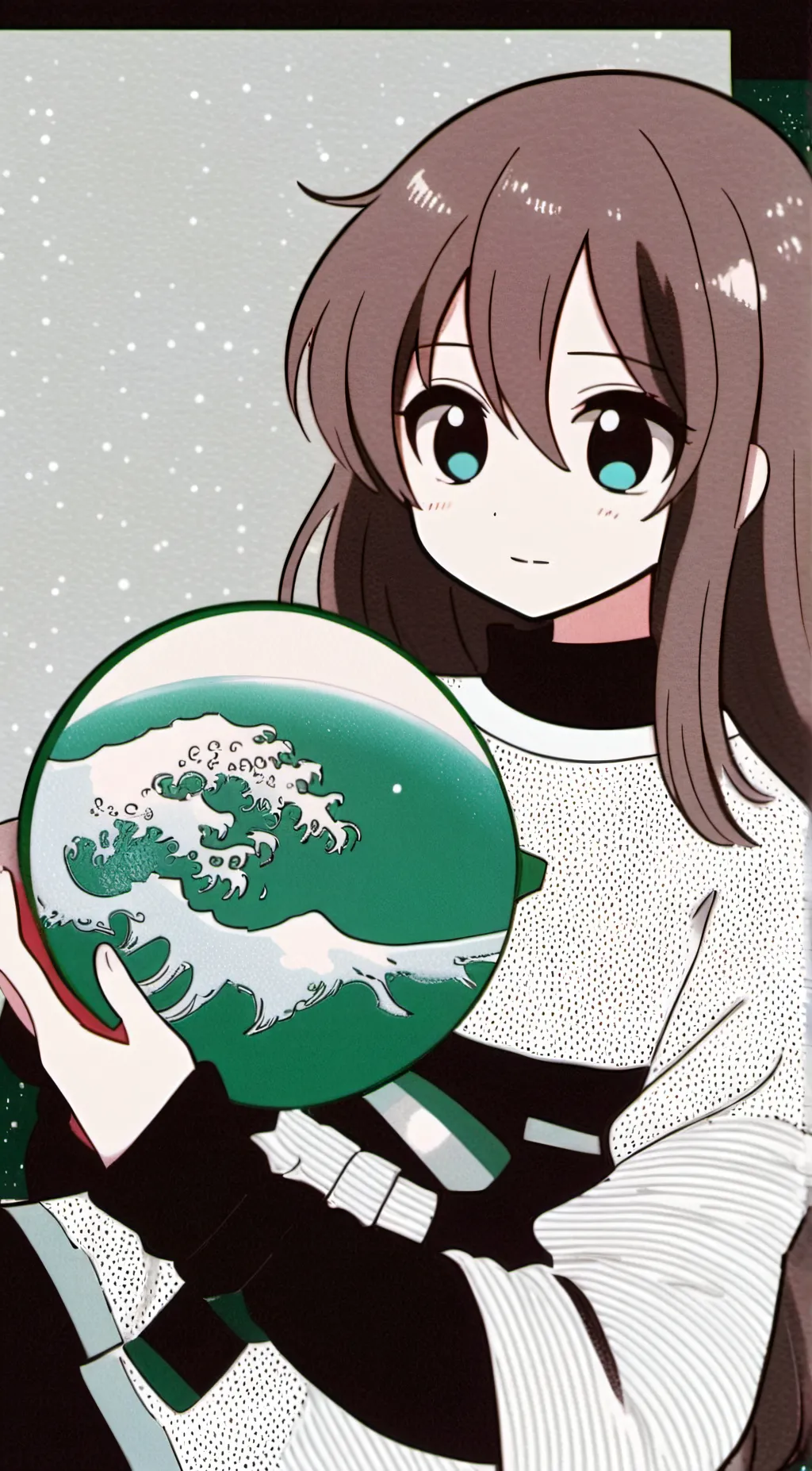 ai character: sky background