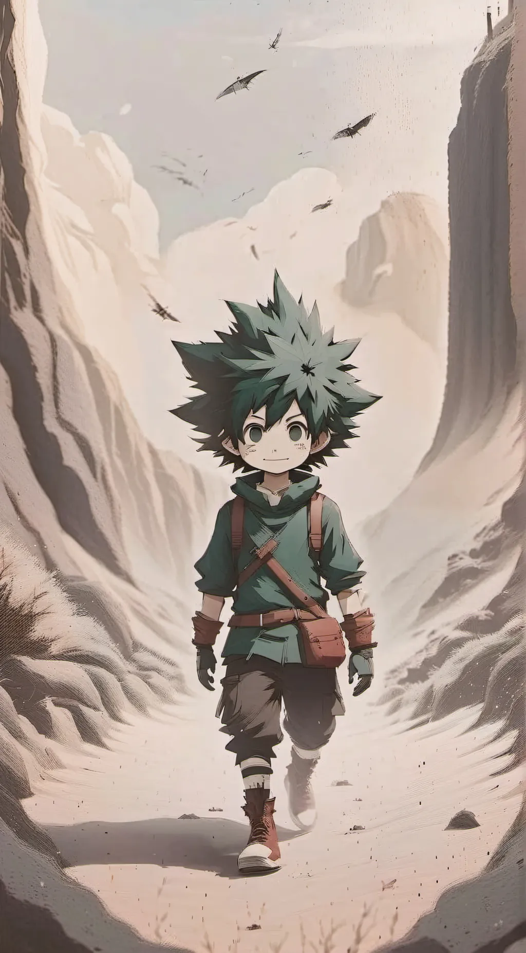 ai character: deku background