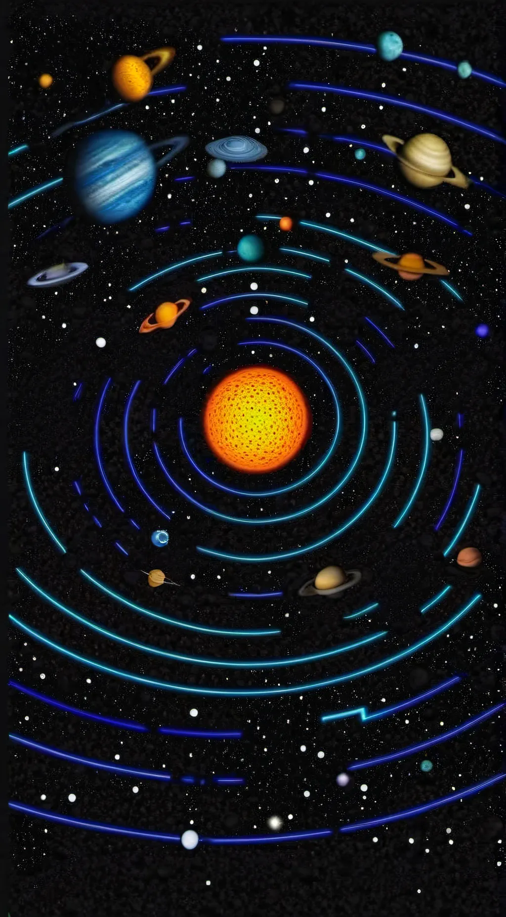 ai character: solarballs background