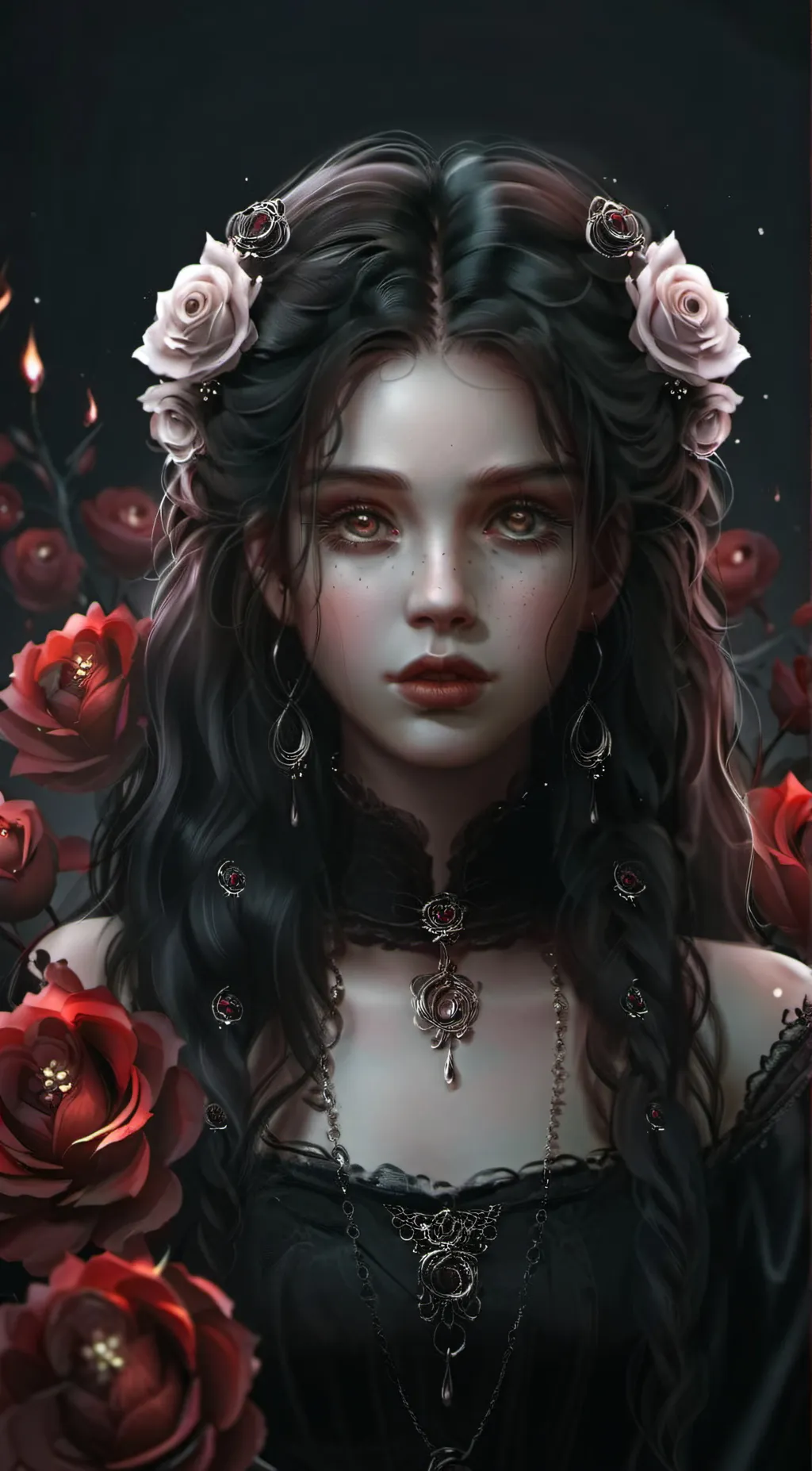 ai character: ♤Lily♤ background