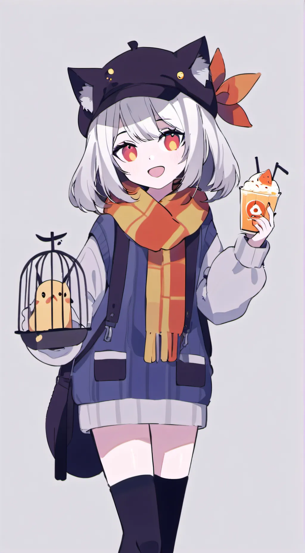 ai character: Cheezborger  background