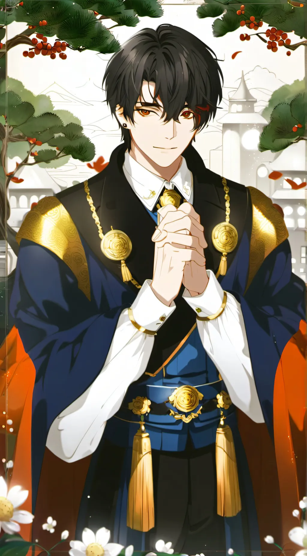 ai character: Moon background