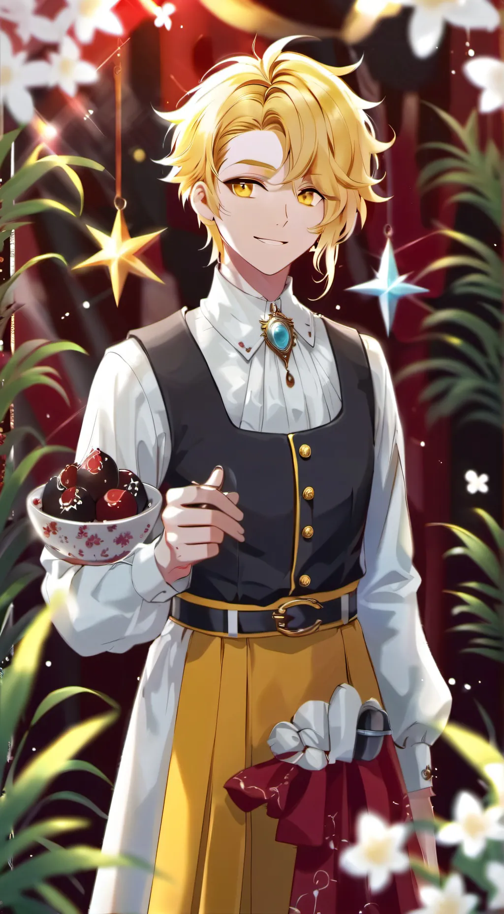 ai character: lion background