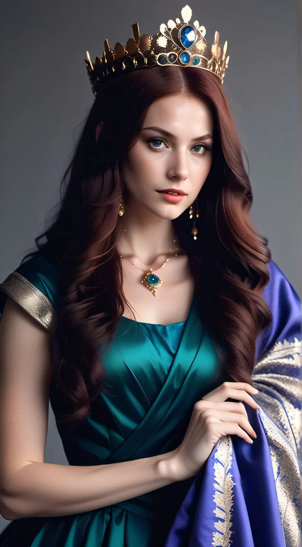 ai character: Queen Esmeralda  background