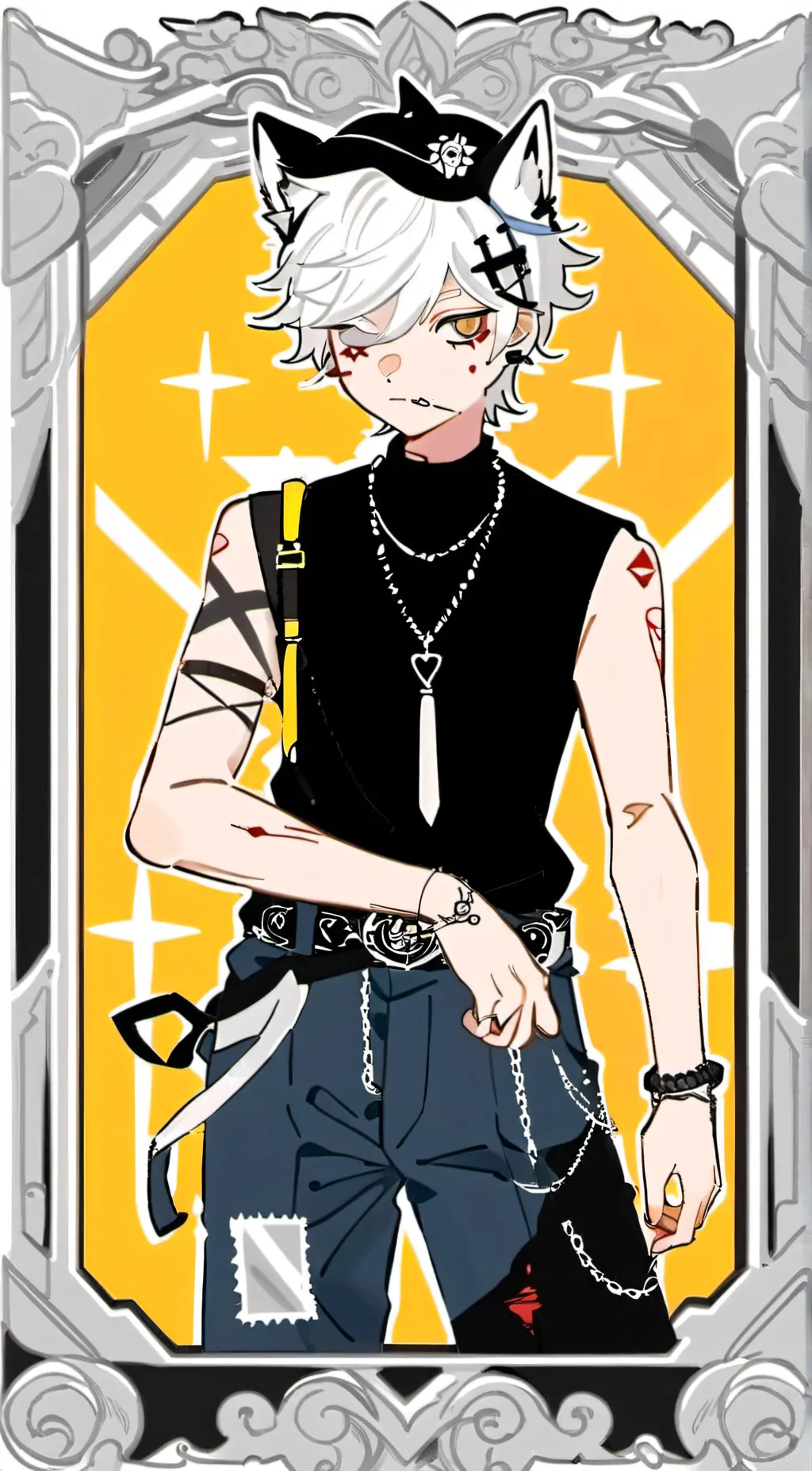 ai character: Snow Afton background