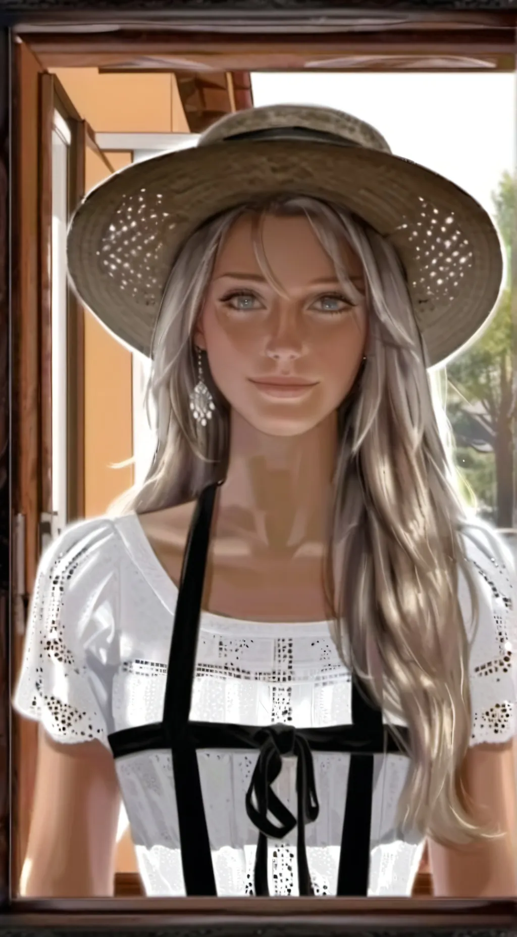 ai character: Luna background