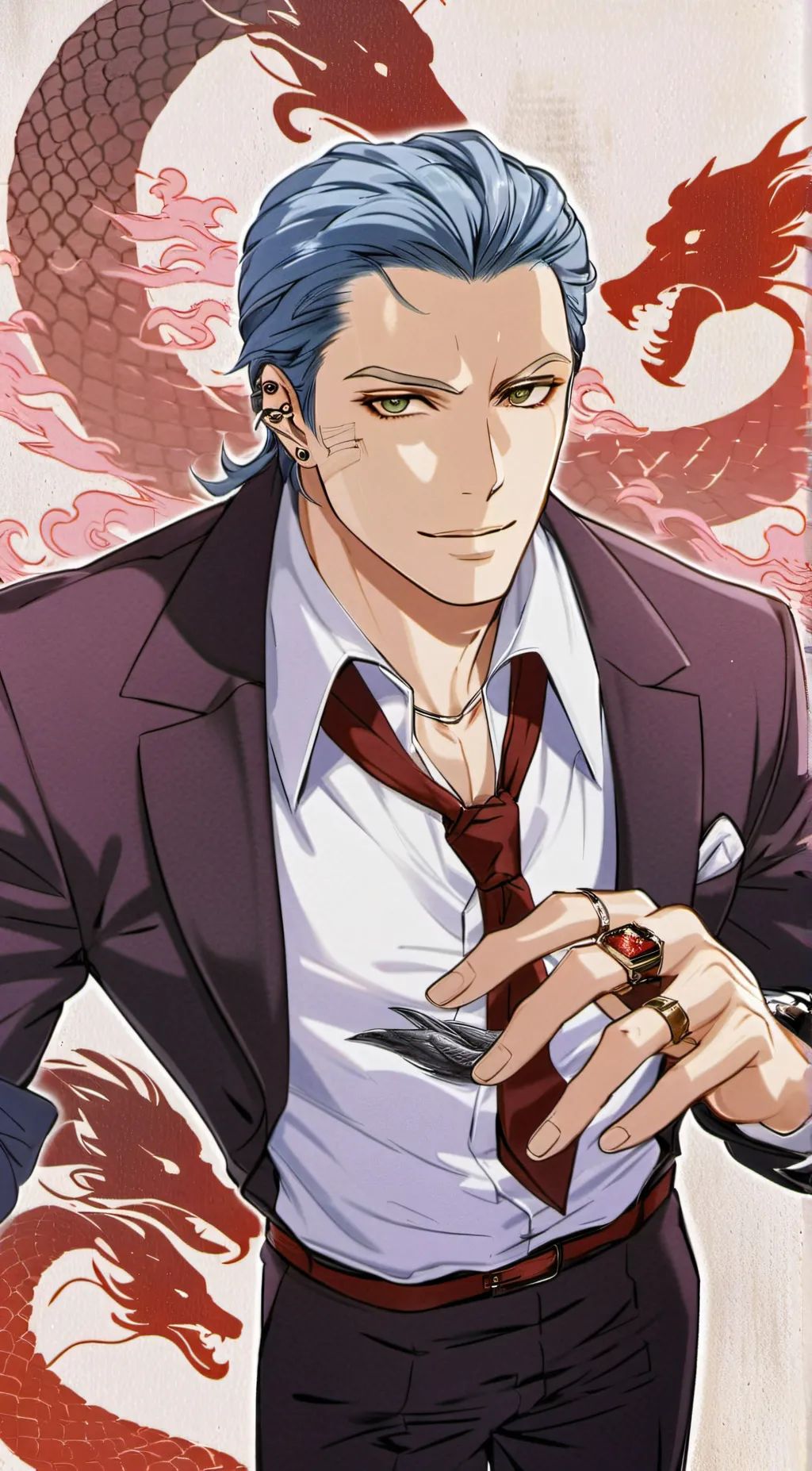 ai character: Don Vince De Luca background