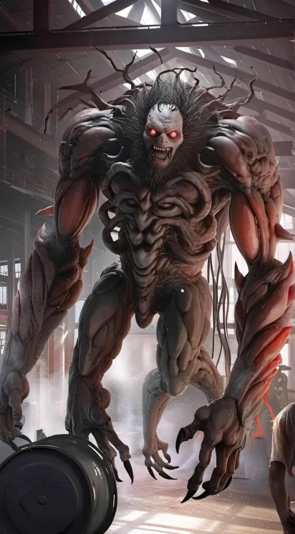 ai character: metel infection☠️💀 background