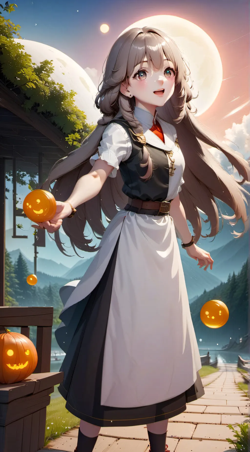 ai character: Kimetsuno yaiba background