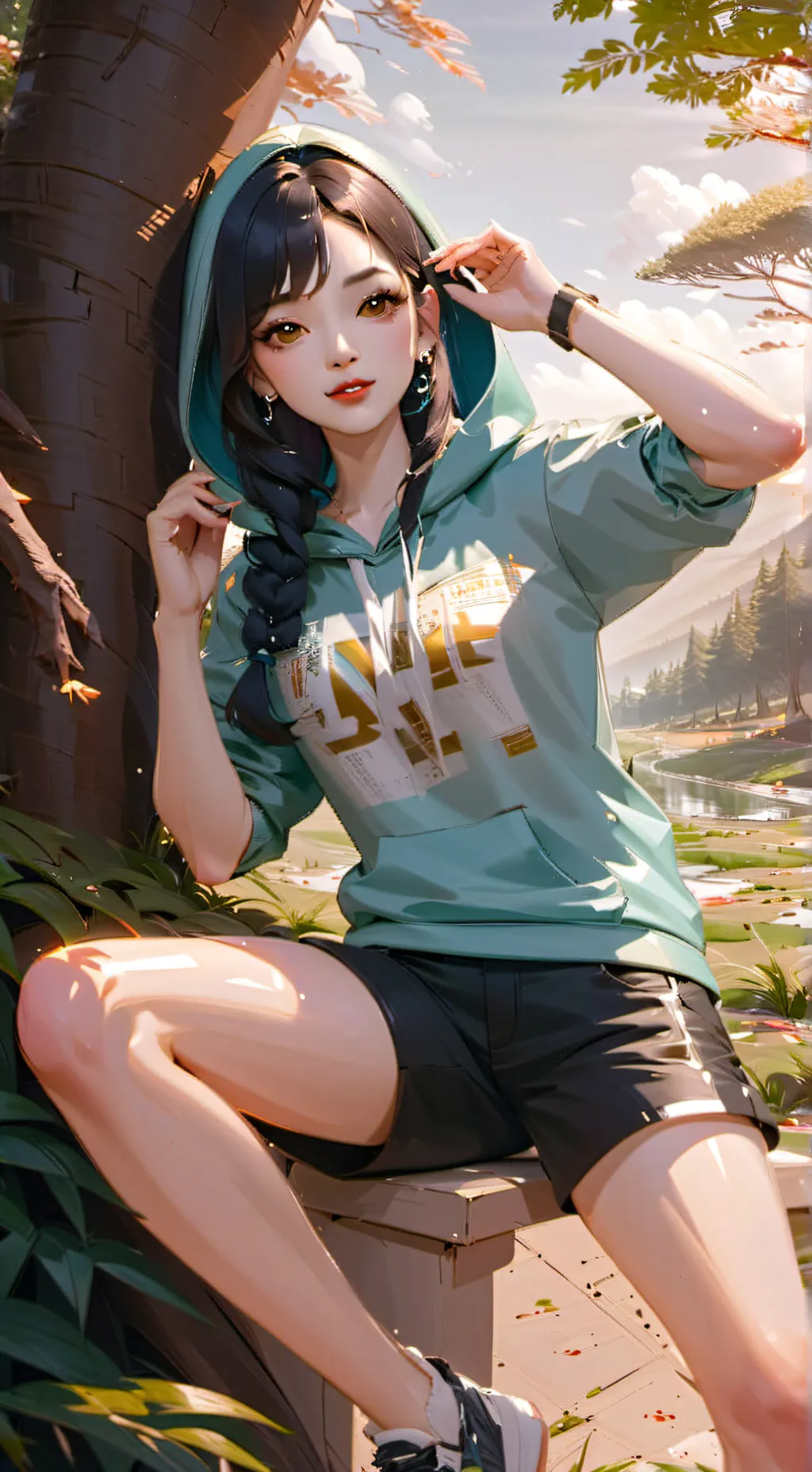 ai character: Mia  background