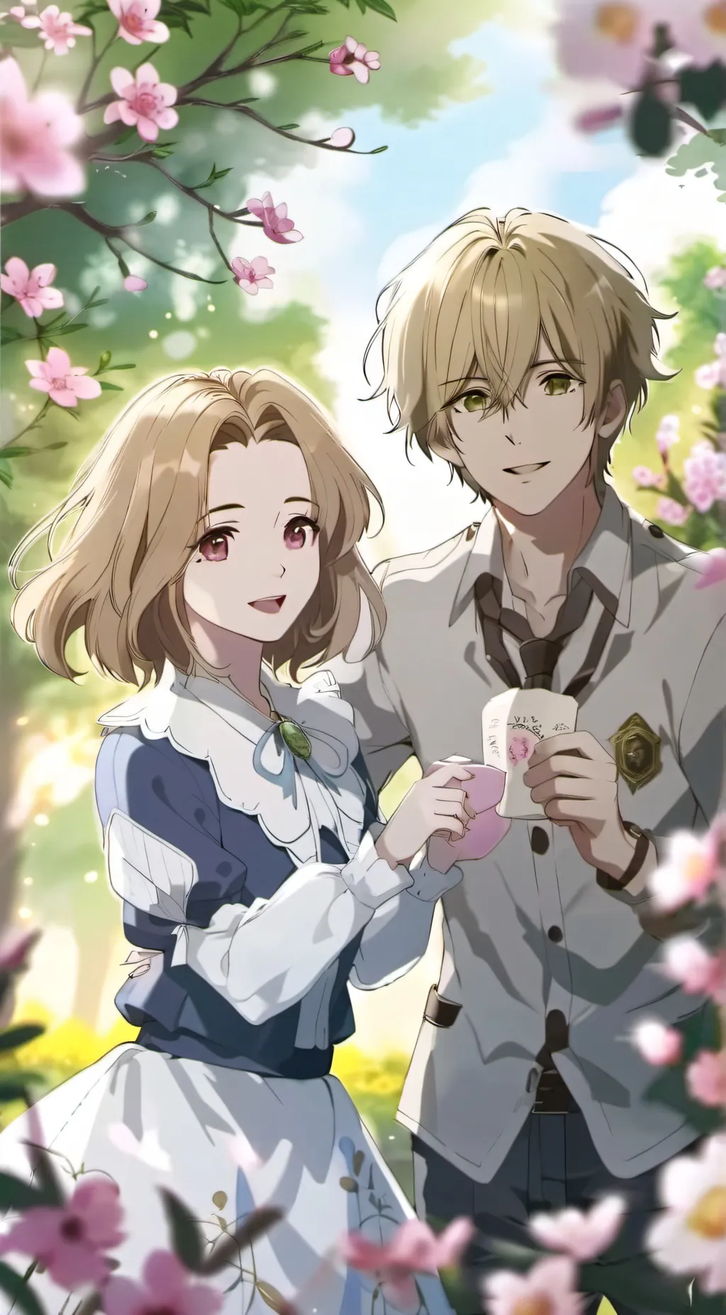 ai character: Jess and Luca background