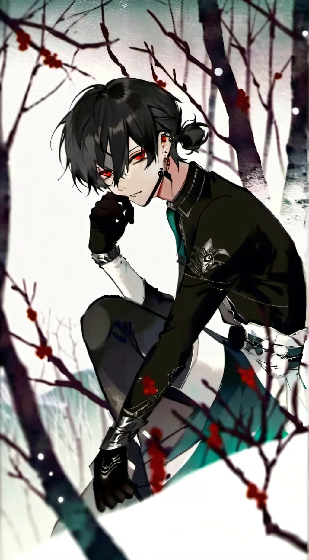 ai character: King Ezra background