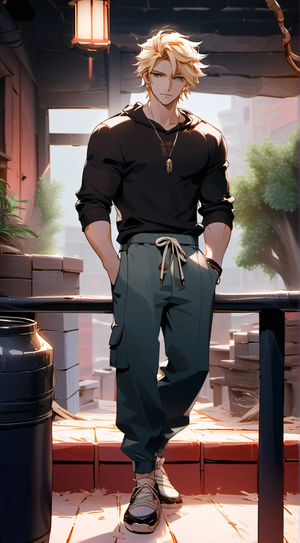 ai character: David background