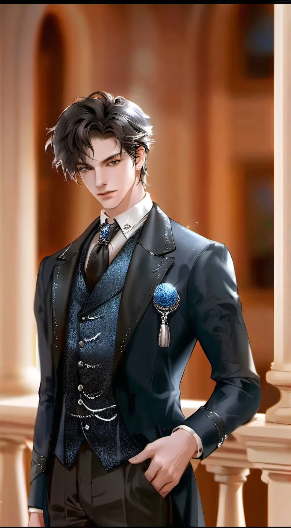 ai character: Hilton Cliffdell background